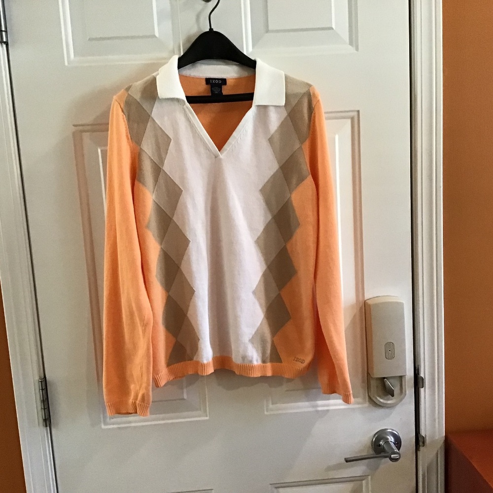 Cotton golf sweater